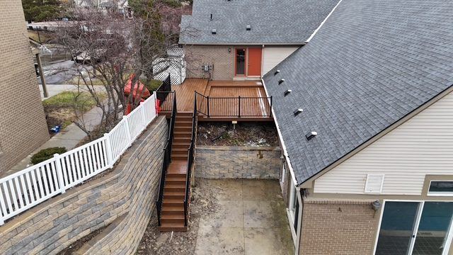 Exterior stairs and deck rebuilt on a multi-family building