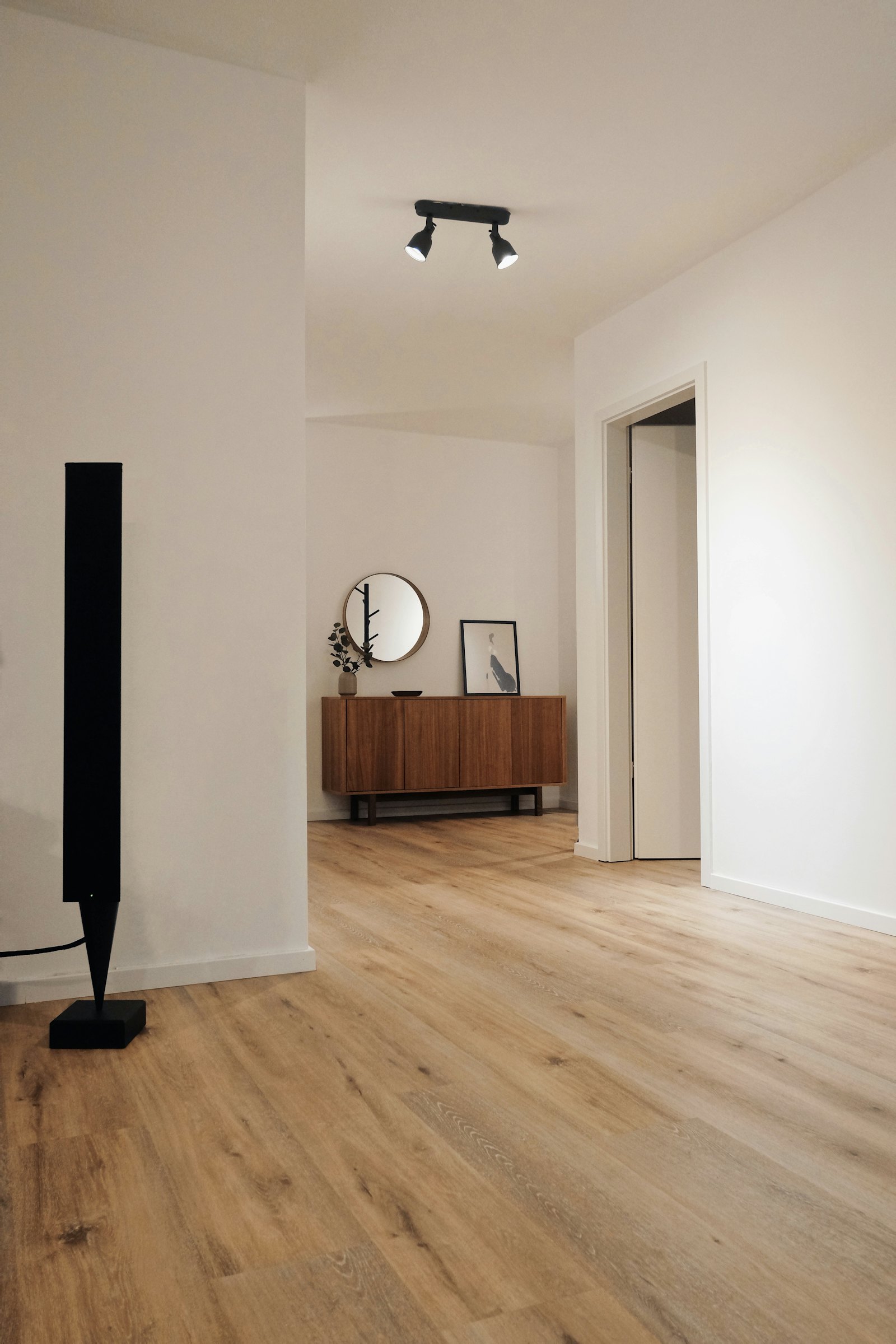 Freshly finished interior with clean walls